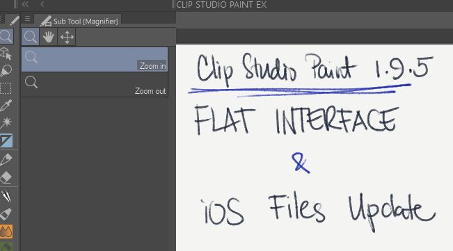 muñeca importar rumor Clip Studio Paint 1.9.5 – The Flat Interface and iOS Files Update – Pharan  Art and Tech